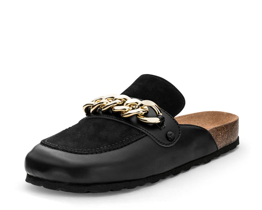 Schuhe Hey Marly | Gold Chain - Cloafer Black Ps1 Black - Gold Chain - Ps1