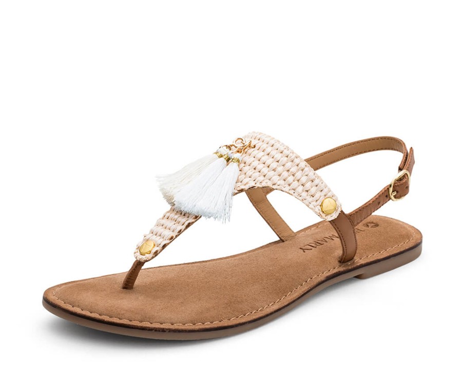 Sandalen Hey Marly | Pom De Cassis - Comfort Cognac Ts