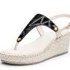 Sandalen Hey Marly | Summer Glam - Wedge Bast Mid Crema Ts