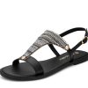 Sandalen Hey Marly | Ethno Beads - Classic Riemen Black Ts