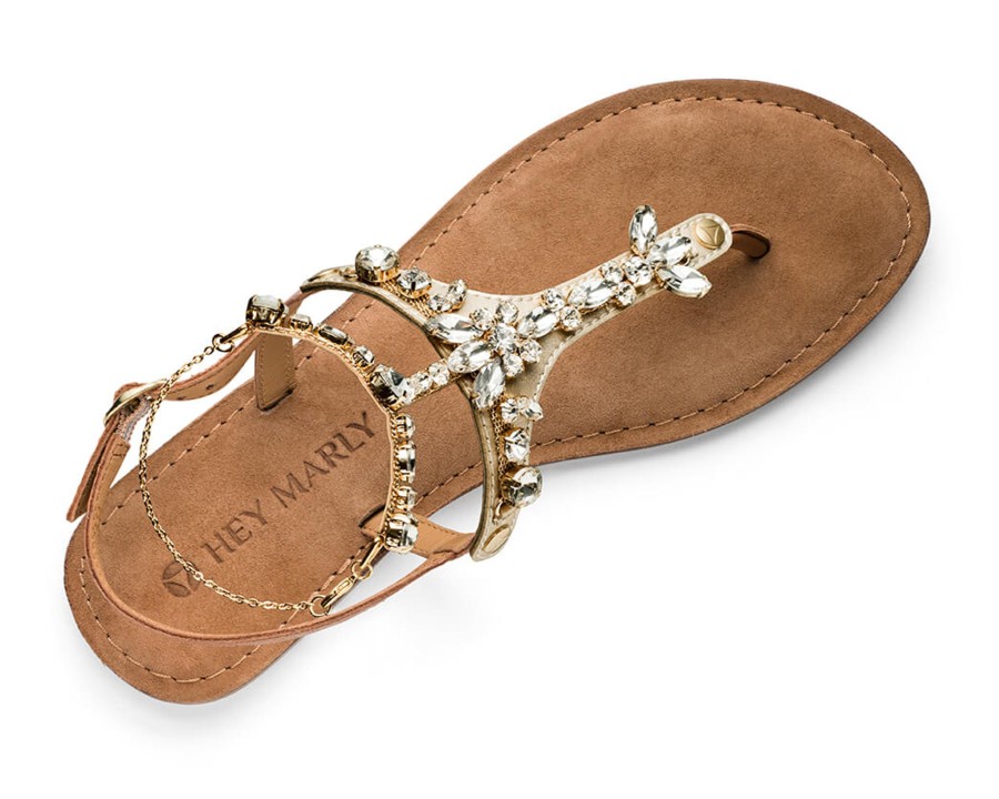 Sandalen Hey Marly | Brilliant Life Chain - Comfort Cognac Ts