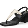 Sandalen Hey Marly | Mars Metallic - Block Heel Mid Black Ts