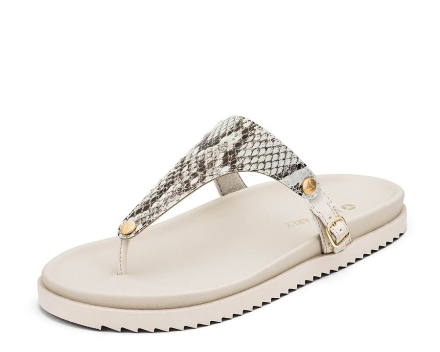 Sandalen Hey Marly | Animal Print - Casual Clean Crema Ts