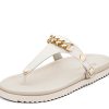 Sandalen Hey Marly | Gold Chain - Casual Clean Crema Ts Crema - Gold Chain - Ts