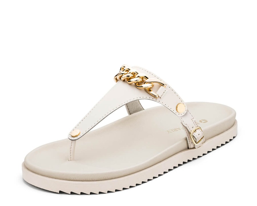 Sandalen Hey Marly | Gold Chain - Casual Clean Crema Ts Crema - Gold Chain - Ts