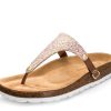 Sandalen Hey Marly | Cosmic Glitter - Casual Cork Cognac Ts