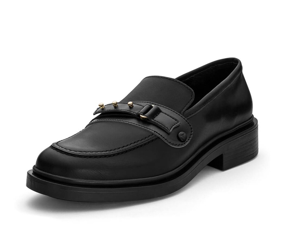 Schuhe Hey Marly | Pin Stud - Classic Loafer Black Ps1 Black - Pin Stud - Ps1