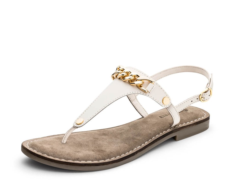 Sandalen Hey Marly | Gold Chain - Comfort Crema Ts Crema - Gold Chain - Ts