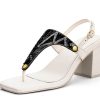 Sandalen Hey Marly | Summer Glam - Block Heel Mid Crema Ts