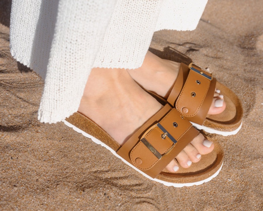 Sandalen Hey Marly | Urban Classic - Casual Cork Cognac Ps1 Cognac - Urban Classic - Ps1