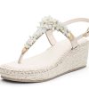 Sandalen Hey Marly | Majestic Moon - Wedge Bast Mid Crema Ts