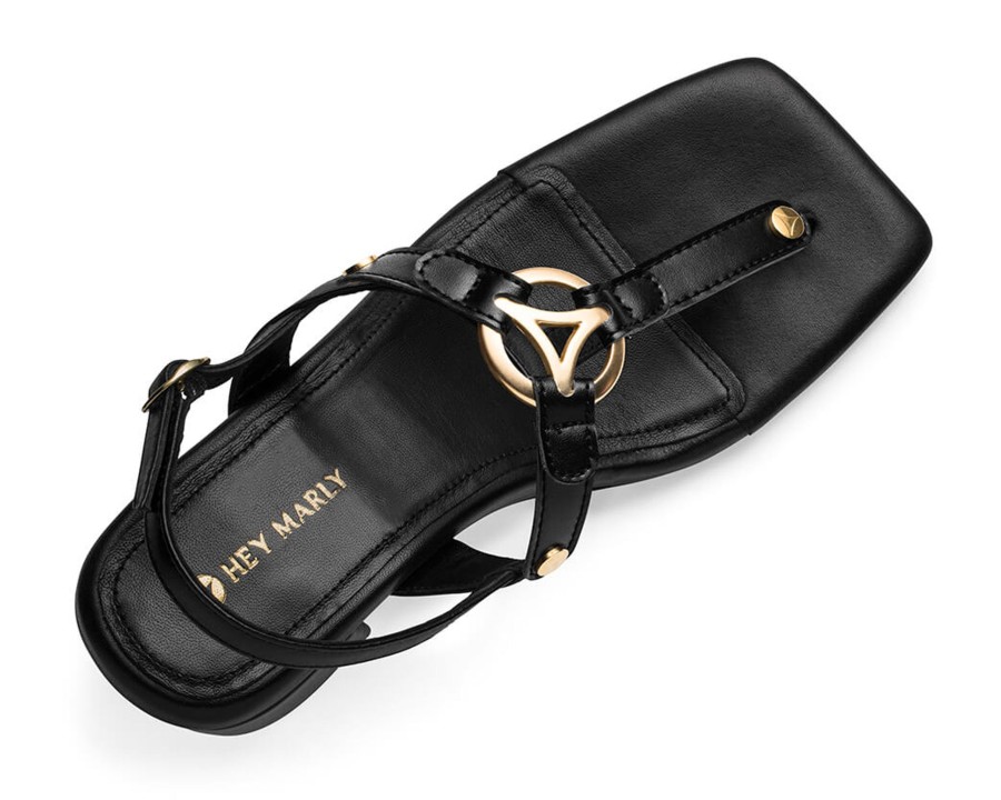 Sandalen Hey Marly | Golden Icon - Block Heel Mid Black Ts Black - Golden Icon - Ts