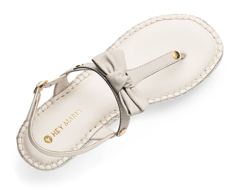 Sandalen Hey Marly | Pretty Loop - Wedge Bast Mid Crema Ts