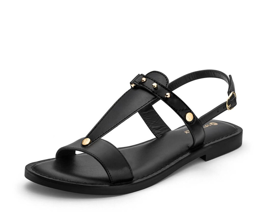 Sandalen Hey Marly | Pin Stud - Classic Riemen Black Ts Black - Pin Stud- Ts