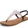 Sandalen Hey Marly | Sandy Lines - Comfort Black Ts