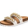 Sandalen Hey Marly | Gold Chain - Casual Cork Crema Ps2 Crema - Gold Chain - Ps2