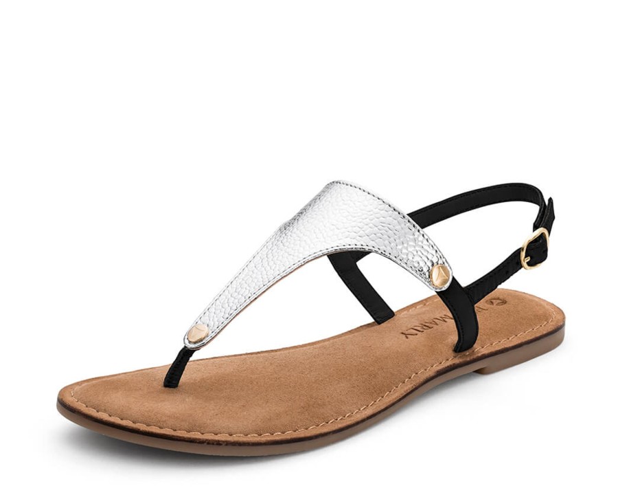 Sandalen Hey Marly | Mars Metallic - Comfort Black Ts