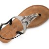 Sandalen Hey Marly | Animal Print - Comfort Black Ts