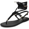 Sandalen Hey Marly | Tie Up Rope - Classic Black Ts