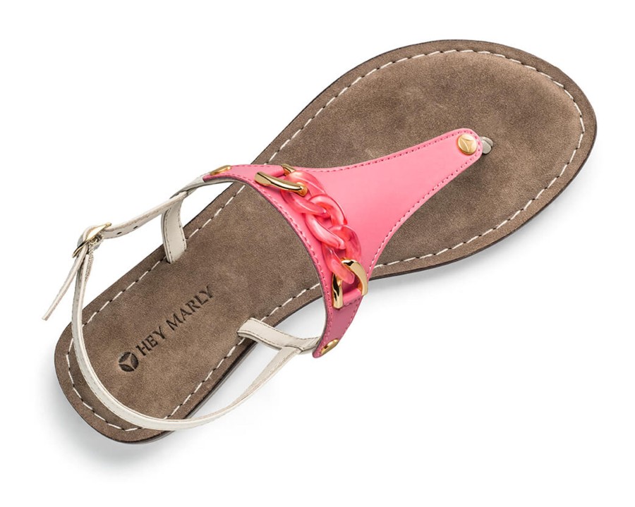 Sandalen Hey Marly | Precious Chain - Comfort Crema Ts