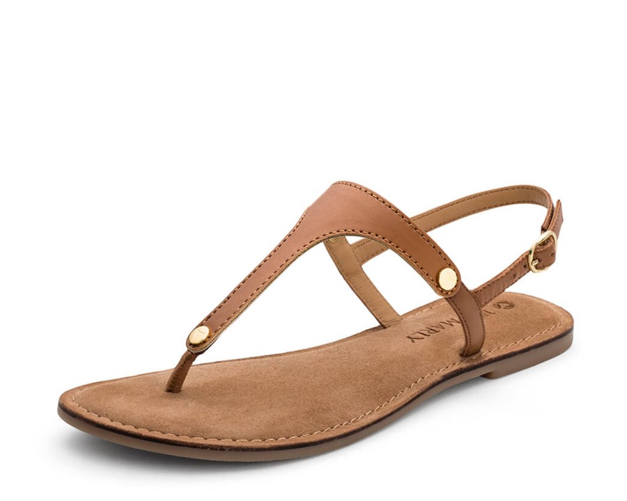 Sandalen Hey Marly | All Plain - Comfort Cognac Ts Cognac - All Plain - Ts