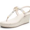 Sandalen Hey Marly | Golden Icon - Wedge Bast Mid Crema Ts Crema - Golden Icon - Ts