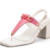 Sandalen Hey Marly | Precious Chain - Block Heel Mid Crema Ts