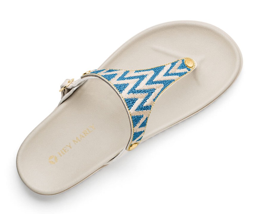 Sandalen Hey Marly | Sandy Lines - Casual Clean Crema Ts