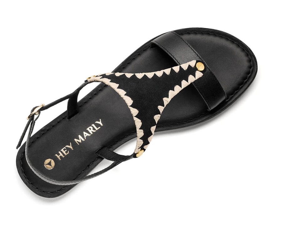 Sandalen Hey Marly | Summer Sensation - Classic Riemen Black Ts