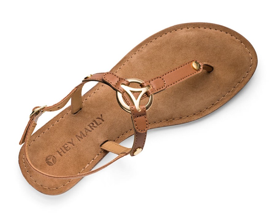 Sandalen Hey Marly | Golden Icon - Comfort Cognac Ts Cognac - Golden Icon - Ts