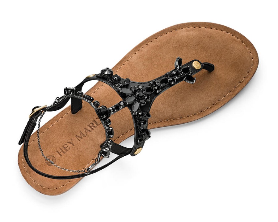 Sandalen Hey Marly | Brilliant Life Chain - Comfort Black Ts