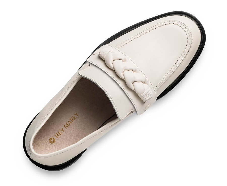 Schuhe Hey Marly | Braided - Classic Loafer Crema Ps1 Crema - Braided - Ps1