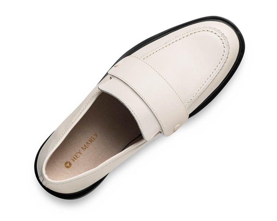 Schuhe Hey Marly | All Plain - Classic Loafer Crema Ps1 Crema - All Plain - Ps1