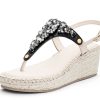 Sandalen Hey Marly | Brilliant Bold - Wedge Bast Mid Crema Ts