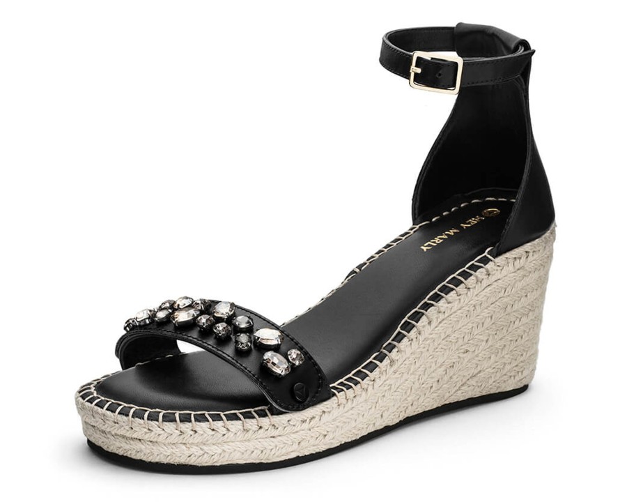 Sandalen Hey Marly | Brilliant Bold - Wedge Bast High Black Ps1 Black - Brilliant Bold - Ps1