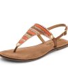 Sandalen Hey Marly | Ethno Beads - Comfort Cognac Ts