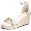 Sandalen Hey Marly | Golden Icon - Wedge Bast High Crema Ps1 Crema - Golden Icon - Ps1