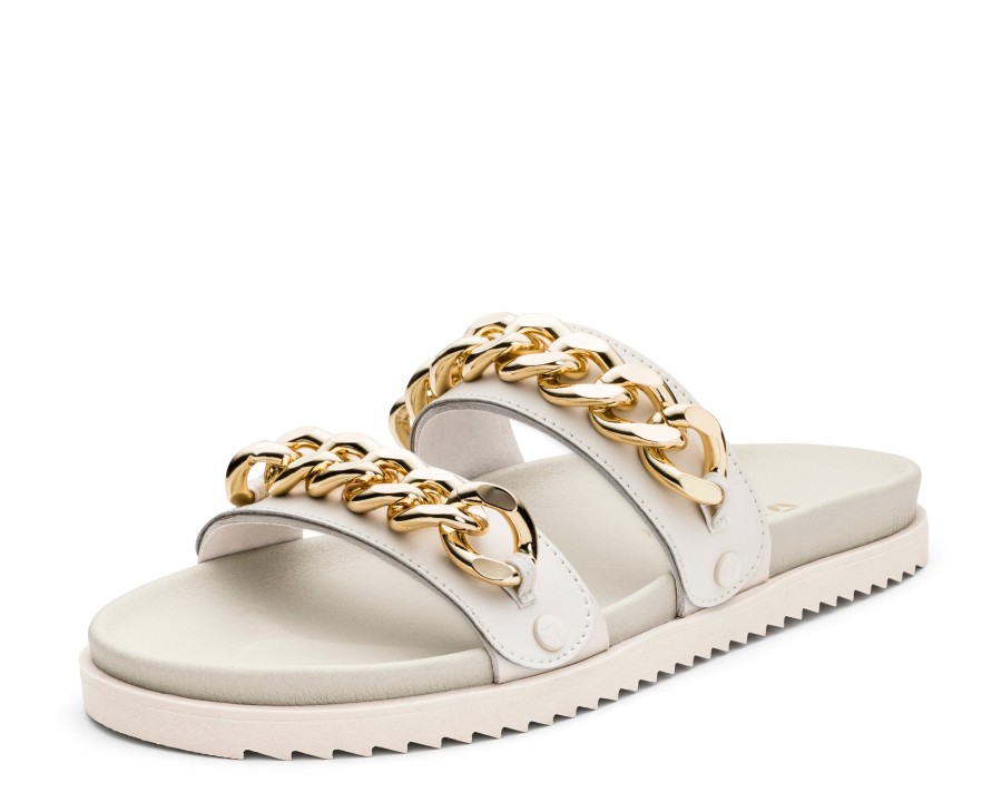 Sandalen Hey Marly | Gold Chain - Casual Clean Crema Ps2 Crema - Gold Chain - Ps2