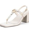 Sandalen Hey Marly | Golden Icon - Block Heel Mid Crema Ts Crema - Golden Icon - Ts