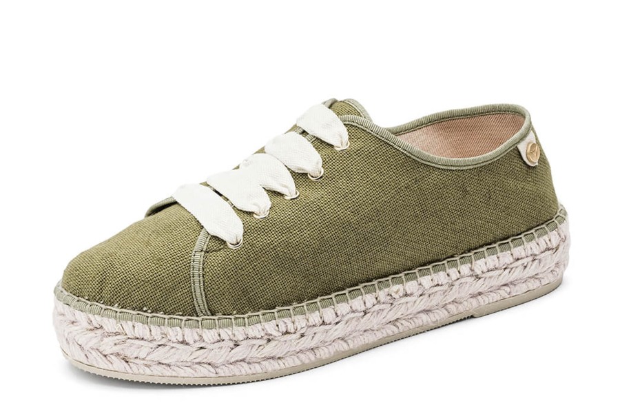 Schuhe Hey Marly | Sporty Sneaker Canvas Khaki