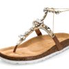 Sandalen Hey Marly | Brilliant Life Chain - Casual Cork Cognac Ts