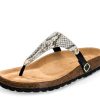 Sandalen Hey Marly | Animal Print - Casual Cork Black Ts