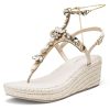 Sandalen Hey Marly | Brilliant Life Chain - Wedge Bast Mid Crema Ts